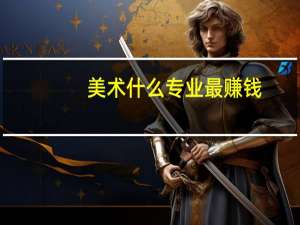 美术什么专业最赚钱