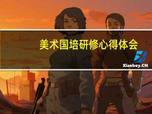 美术国培研修心得体会
