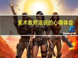 美术教师培训的心得体会