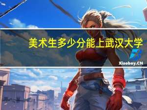 美术生多少分能上武汉大学