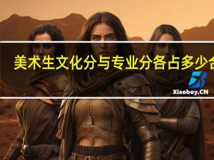 美术生文化分与专业分各占多少合适
