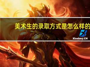 美术生的录取方式是怎么样的