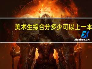 美术生综合分多少可以上一本