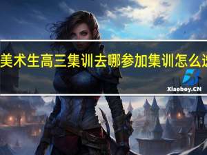美术生高三集训去哪 参加集训怎么选画室