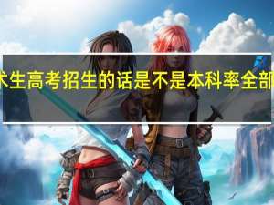 美术生高考招生的话是不是本科率全部是一本的