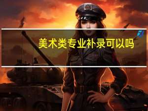 美术类专业补录可以吗