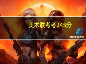 美术联考考245分，什么学校能按这个分录取