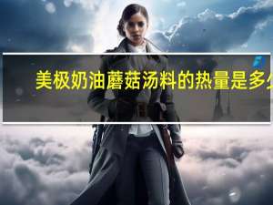 美极 奶油蘑菇汤料的热量是多少
