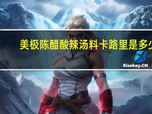 美极 陈醋酸辣汤料卡路里是多少