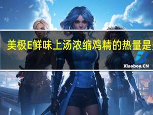 美极 E鲜味上汤浓缩鸡精的热量是多少