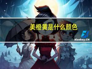 美橙黄是什么颜色