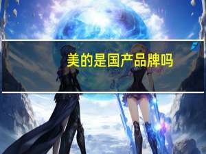 美的是国产品牌吗