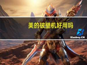 美的破壁机好用吗