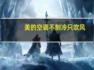 美的空调不制冷只吹风