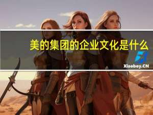 美的集团的企业文化是什么