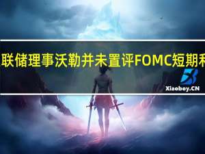 美联储理事沃勒并未置评FOMC短期利率前景