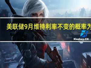 美联储9月维持利率不变的概率为86%