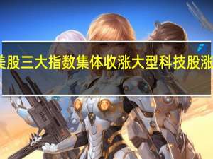 美股三大指数集体收涨 大型科技股涨跌不一
