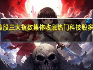 美股三大指数集体收涨 热门科技股多数上涨