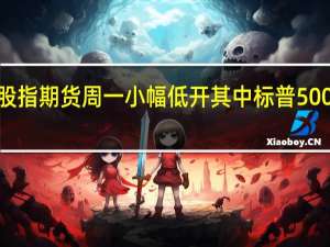 美股三大股指期货周一小幅低开其中标普500指数期货数跌0.17%