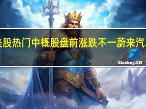 美股热门中概股盘前涨跌不一蔚来汽车下跌1.44%小鹏汽车下跌1.37%理想汽车跌0.67%京东上涨0.17%哔哩哔哩上涨0.19%