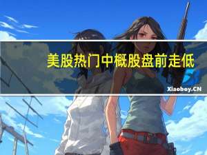 美股热门中概股盘前走低