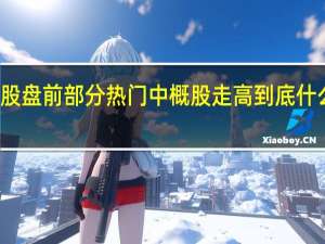 美股盘前部分热门中概股走高 到底什么情况嘞