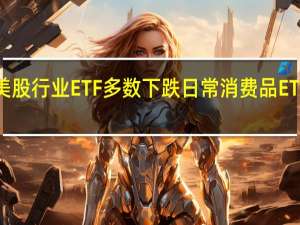 美股行业ETF多数下跌日常消费品ETF跌约1.2%
