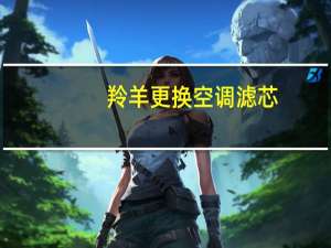 羚羊更换空调滤芯