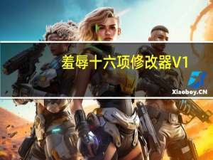 羞辱十六项修改器 V1.3 绿色免费版（羞辱十六项修改器 V1.3 绿色免费版功能简介）