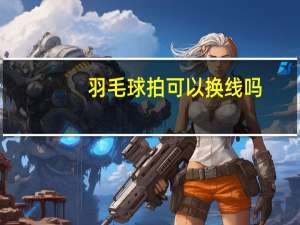 羽毛球拍可以换线吗