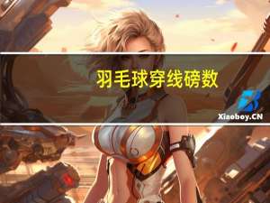 羽毛球穿线磅数
