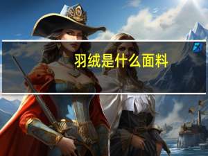 羽绒是什么面料