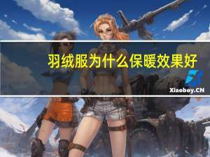 羽绒服为什么保暖效果好