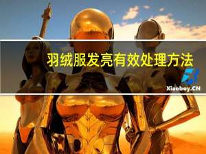 羽绒服发亮有效处理方法