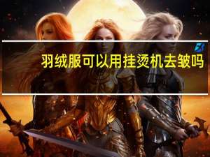 羽绒服可以用挂烫机去皱吗