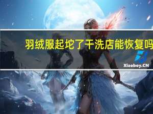 羽絨服起坨了干洗店能恢復嗎