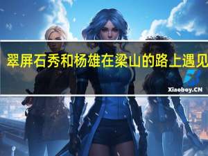 翠屏石秀和杨雄在梁山的路上遇见了谁