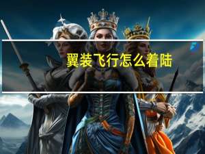 翼装飞行怎么着陆