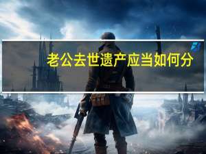 老公去世遗产应当如何分