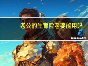 老公的生育险老婆能用吗
