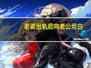 老婆出轨后向老公坦白（我喜欢老婆坦白出轨细节）