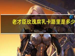老才臣 玫瑰腐乳卡路里是多少