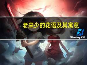 老来少的花语及其寓意