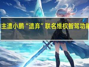老车主遭小鹏“遗弃”联名维权智驾功能内部人士：在讨论解决方案