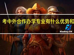 考中外合作办学专业有什么优势和劣势