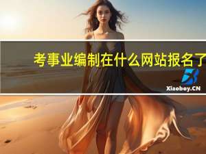 考事业编制在什么网站报名了