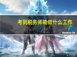 考到税务师能做什么工作