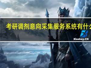 考研调剂意向采集服务系统有什么用
