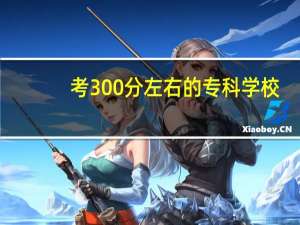 考300分左右的专科学校,有那些是比较好的。介绍一下。。。